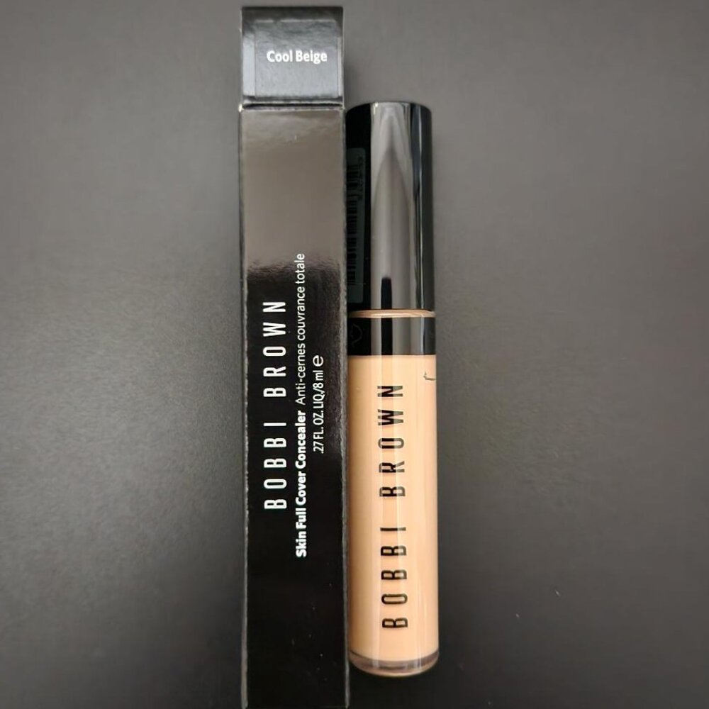 NIB Bobbi Brown Skin Full Cover Concealer COOL BEIGE .27 oz Full Size